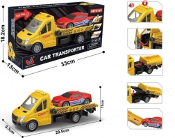 carro attrezzi con auto da corsa con luci e suoni