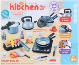 Set di pentole con fornello