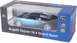 Auto rc bugatti veyron 1:14 rosso o blu