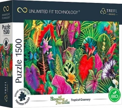 Puzzle Blooming Paradise: Verde tropicale 1500 pezzi