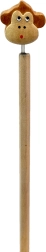 Matita in Legno con Testa di Scimmia