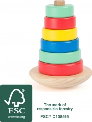 small foot torre di equilibrio in legno Movere