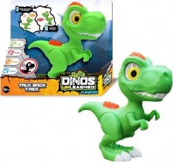 T-Rex interattivo parlante con effetto luminoso