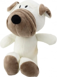 Piccolo carlino di peluche con ventosa 16cm
