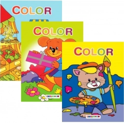 Album da colorare per i più piccoli A4, mix di motivi