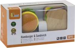 Set di Giocattoli in Legno Hamburger e Sandwich VIGA