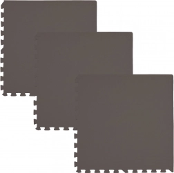Tappetino in schiuma HUMBI 180 × 60, grandi puzzle impermeabili, sicuri, 3 pz, marrone