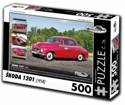 Puzzle RETRO-AUTA Škoda 1201 (1958), 500 pezzi