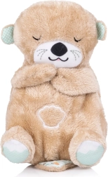 Peluche respirante con musica lontra beige