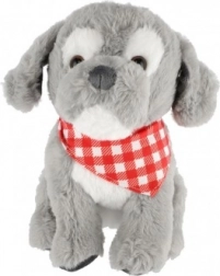cagnolino di peluche Azorek grigio 26 cm