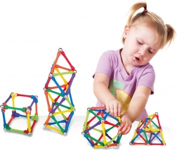 Set di costruzioni magnetiche Woopie 70 pezzi