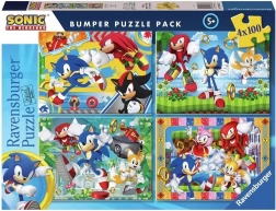 Puzzle Ravensburger Sonic Riccio 4x100 pezzi