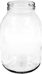 Barattolo in vetro per conserve 3000 ml con bocca larga 100 mm