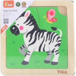 Puzzle di legno zebra del marchio VIGA