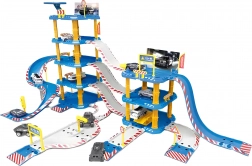 Grande garage stazione di polizia, 4 piani, stazione di rifornimento, 100 elementi