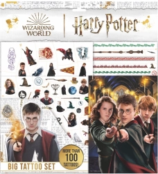 Grande set creativo con quaderno e tatuaggi Harry Potter