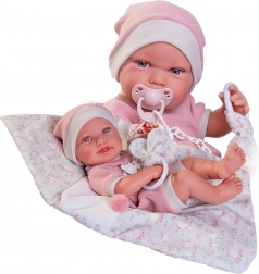 Bambola neonato realistica in vinile morbido