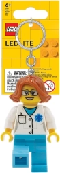 Portachiavi luminoso Lego dottoressa con LED