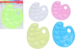 Tavolozza da pittura in plastica per colori a tempera