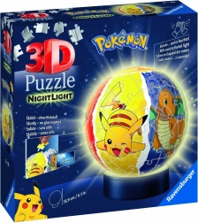 Puzzle 3D sfera luminosa Pokémon da 72 pezzi