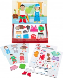 Puzzle magnetico da abbigliamento Bigjigs Toys Vestiti