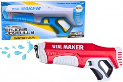 Pistola ad acqua automatica rossa 350 ml