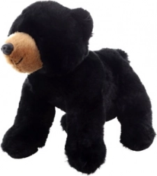 Orso nero di peluche 21 cm