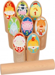 Gioco vichingo kubb animali