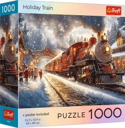 Puzzle treno di Natale 1000 pezzi