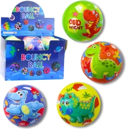 Pallina in schiuma con dinosauri 10 cm
