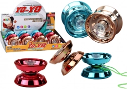 Yo-yo in alluminio Classic Jojo blu oro rosso