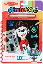 Melissa & Doug PAW PATROL arte scratch – Marshall, blocco creativo
