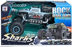 Auto RC Rock Shark con effetto nebbia – blu