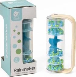 Classico bastone della pioggia con palline – blu