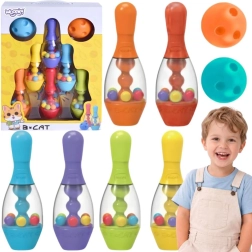 Birilli sensoriali per bambini Woopie - 8 pezzi