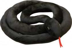 Serpente di Peluche Nero 110 cm