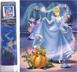 Pittura diamantata Cenerentola 30 × 40 cm