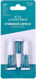Colla istantanea CONCORDE 3×1 g – colla universale ad asciugatura rapida