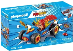 Playmobil Funstars Racing: lottatore – set da corsa con motore a retrocarica