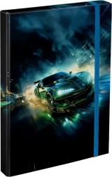 BAAGL Cartellina per quaderni scolastici A4 Auto da corsa