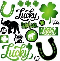 Adesivi termoadesivi trifoglio – foglio piccolo