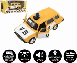 Auto della polizia VB Lada Combi metallo/plastica 12 cm con luci e suoni