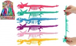 Scheletro di dinosauro antistress allungabile in silicone 22 cm