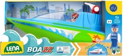 Lena motoscafo sportivo con cannone ad acqua e pompa