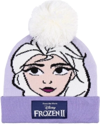 Cappello invernale per bambini con pompon Frozen 2