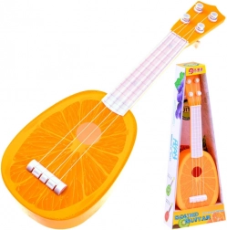 Ukulele per bambini – chitarrina in plastica 37 cm – Arancia
