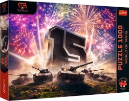 Trefl puzzle 1000 pezzi – 15º anniversario WORLD OF TANKS