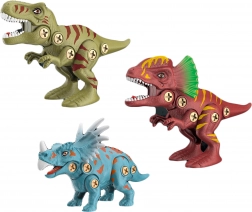 Set di dinosauri avvitabili con cacciavite elettrico 20 cm