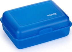Scatola porta pranzo in plastica blu