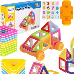 Woopie costruzioni magnetiche mini – blocchi 3D e veicoli, 22 pz
